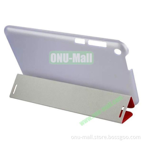 Palm Texture 3-Folding PU Leather Case for Asus Fonepad 8 FE380CG